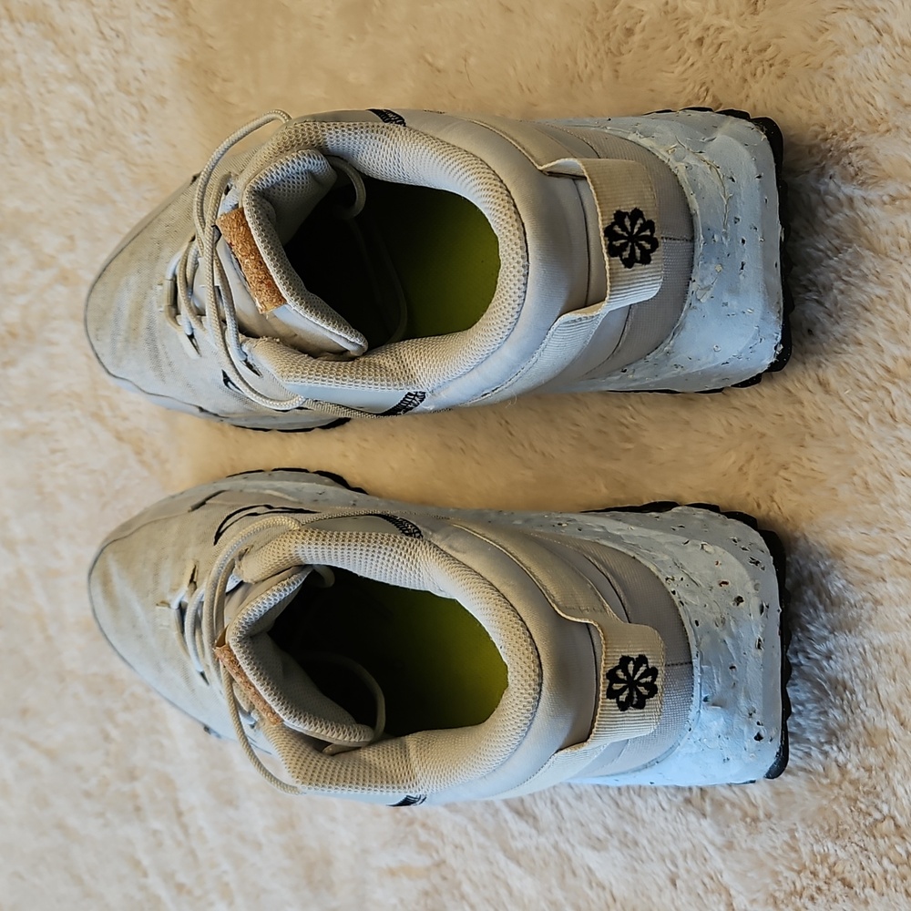 EUC Men's Nike Crater Gray, Blue & Black Sneakers. Size 11.5 - Picture 5 of 8